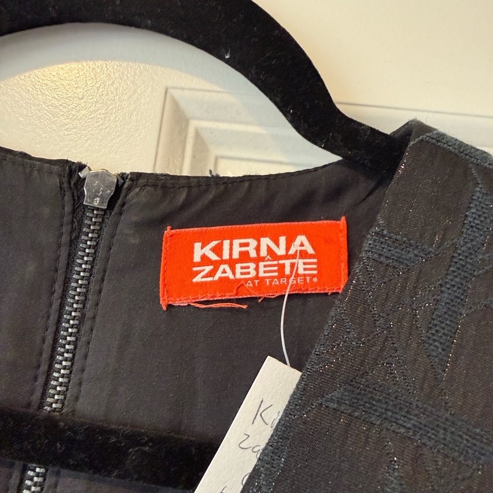 Kirna Zabete Black Textured Mini Dress - Picture 2 of 11